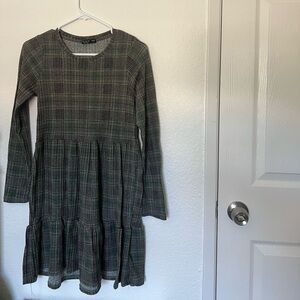 Green Plaid dress